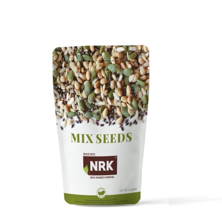 NRK mixed seeds a packet of 250 GM with the image of mixed seeds and a logo