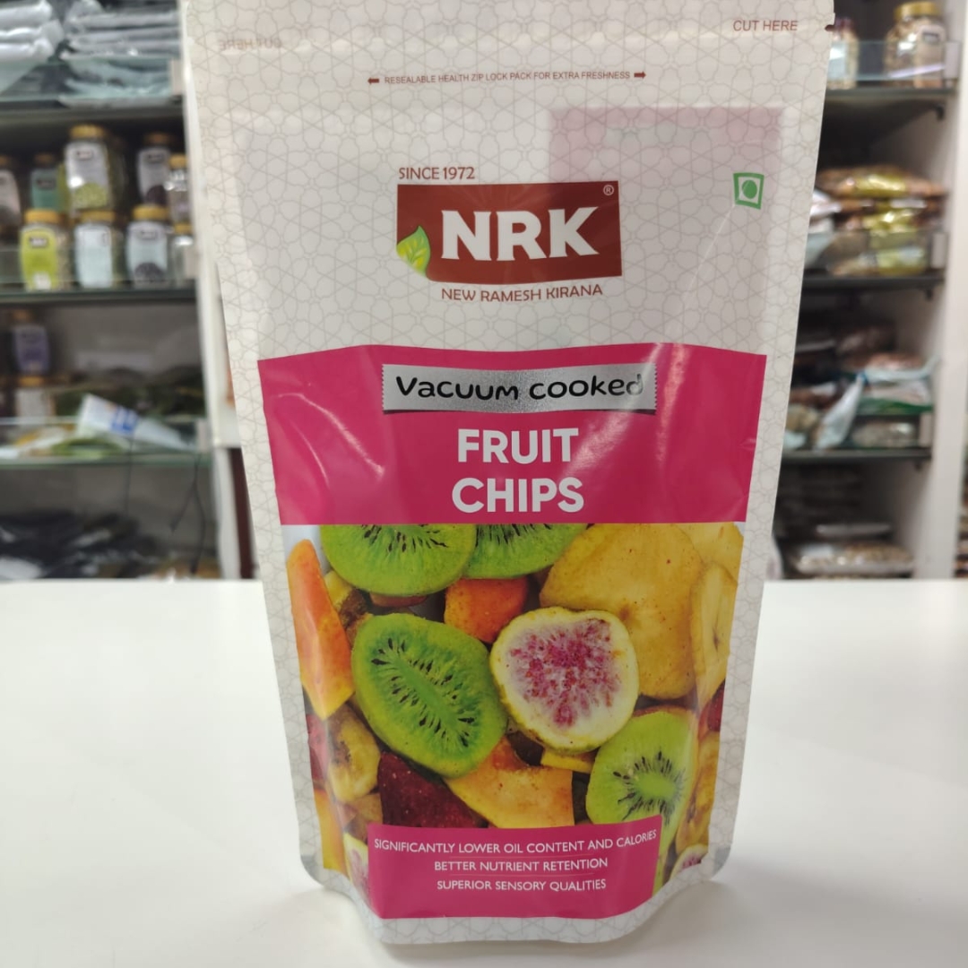 vacuum_cooked_fruit_chips | New Ramesh Kirana NRK Vacuum Cooked Fruit Chips 175 GM